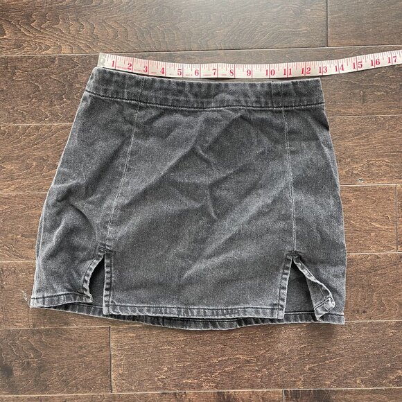 Urban Outfitters Black Denim Miniskirt - Picture 1 of 2